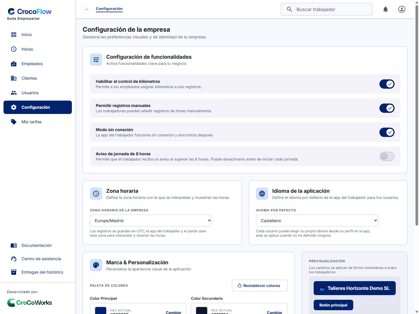 Funciones: activación y disponibilidad
